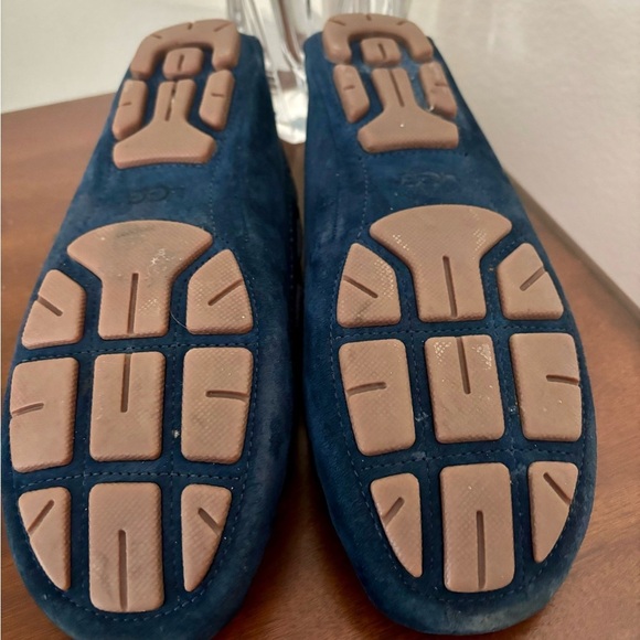 UGG Navy Blue Suede Loafers - Picture 5 of 6